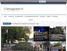 Tablet Screenshot of 112hoogeveen.nl
